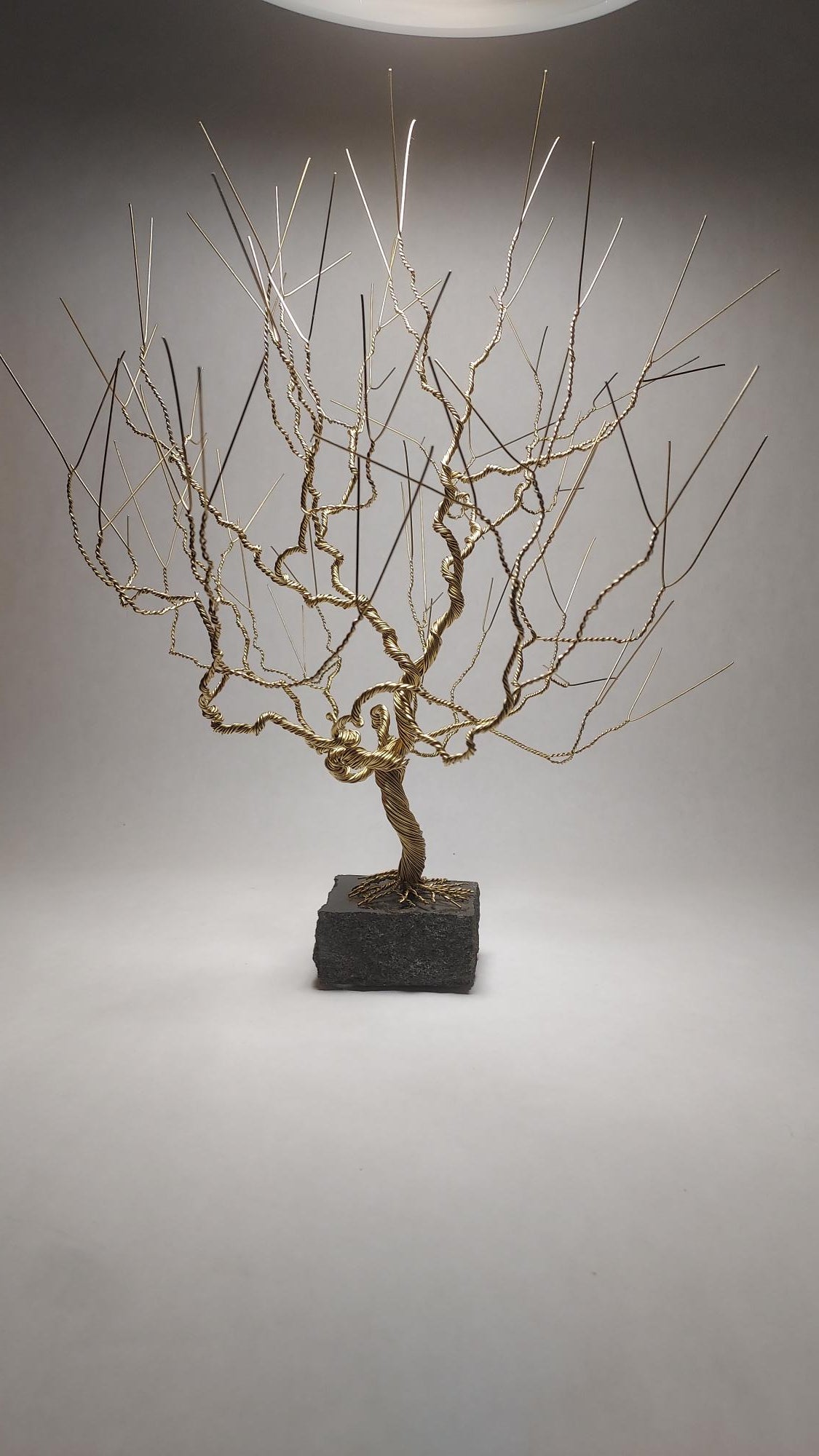 Natural Wire Tree Sculpture-Medium