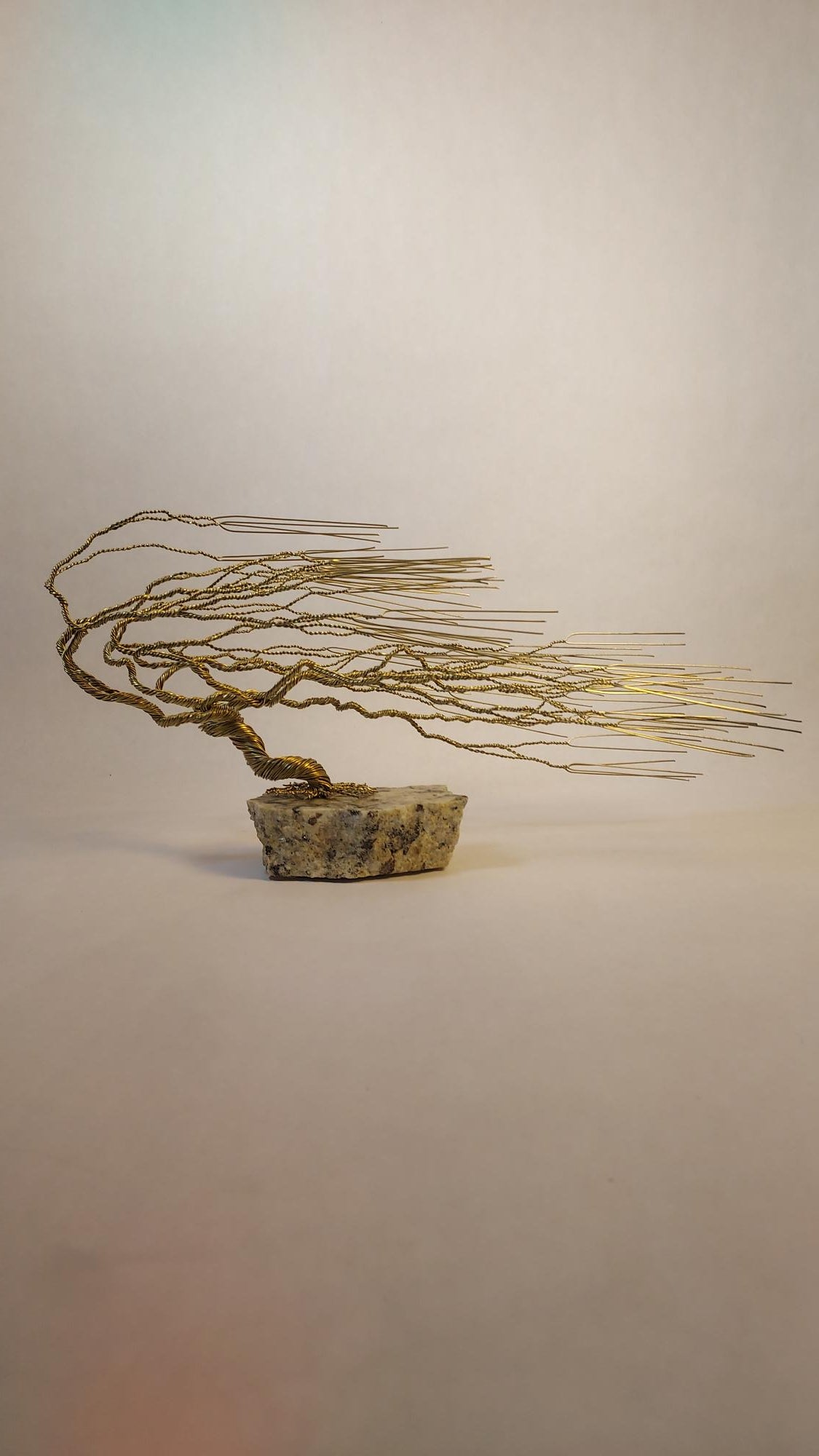 Windswept Wire Tree Sculpture-Medium