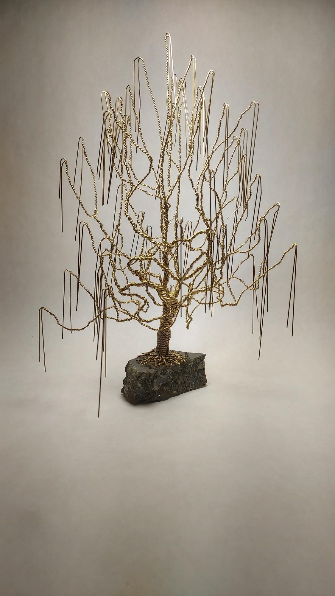 Weeping Willow Wire Tree Sculpture-Medium