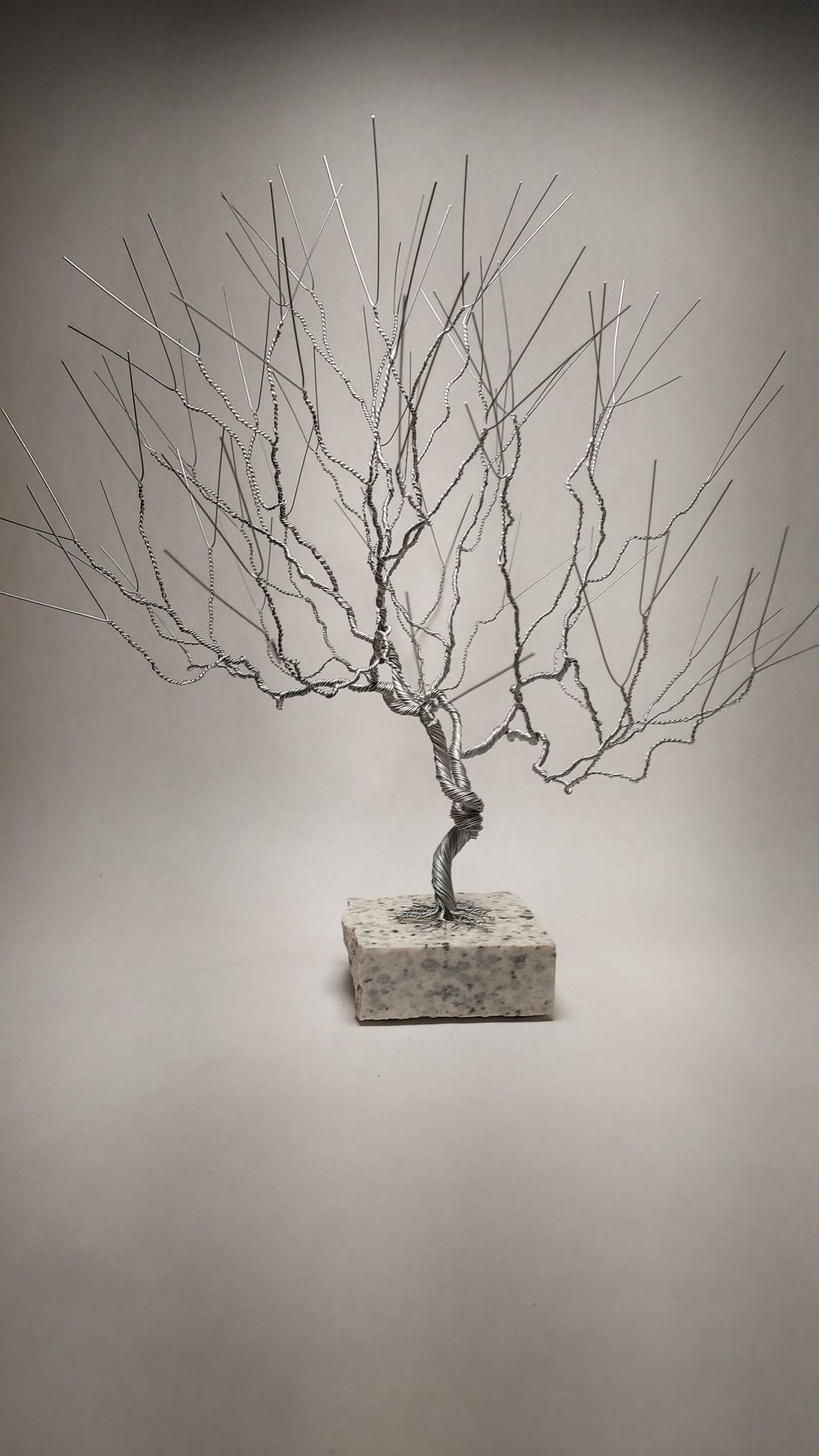 Natural Wire Tree Sculpture-Medium