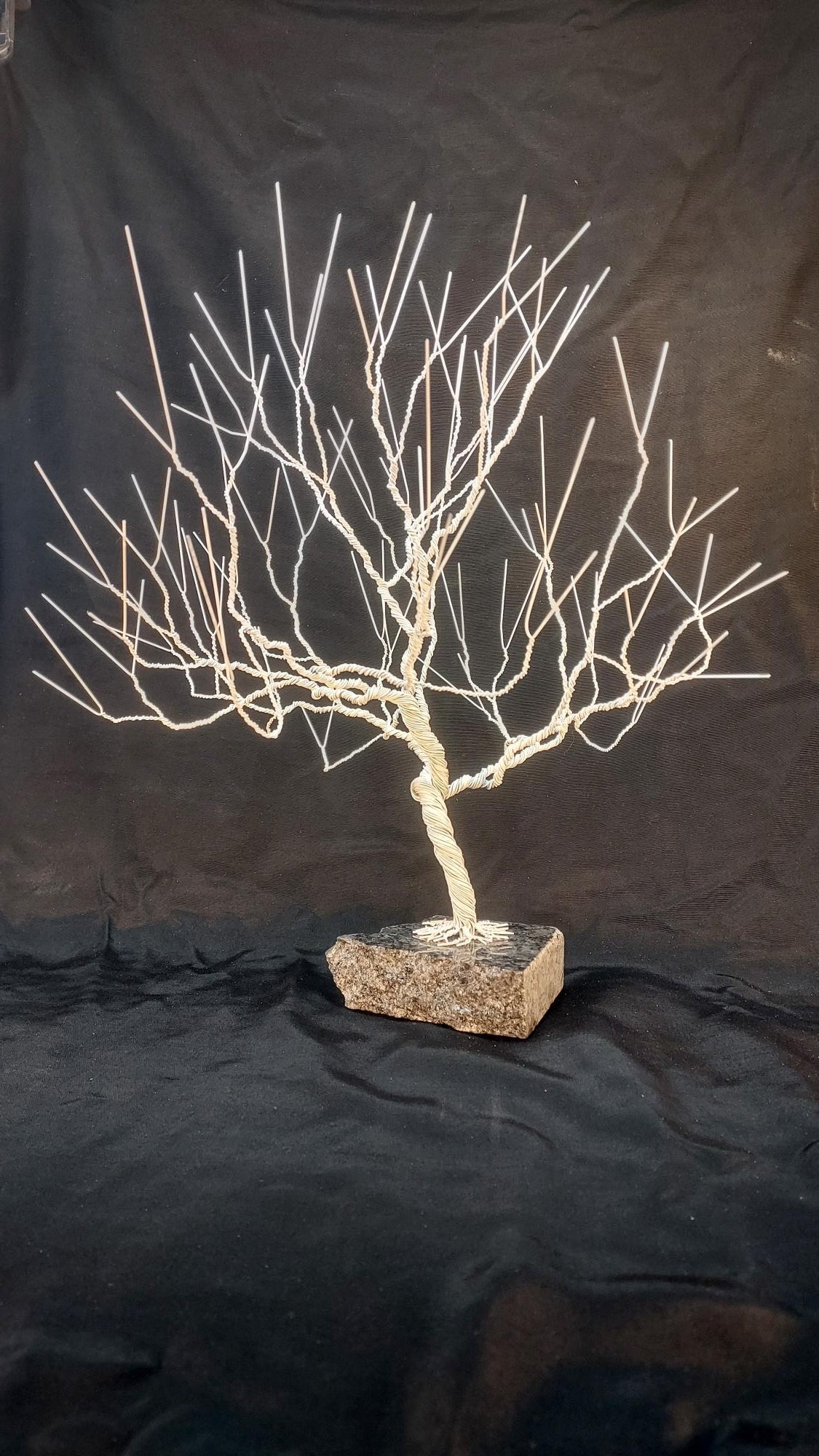 Natural Wire Tree Sculpture-Medium