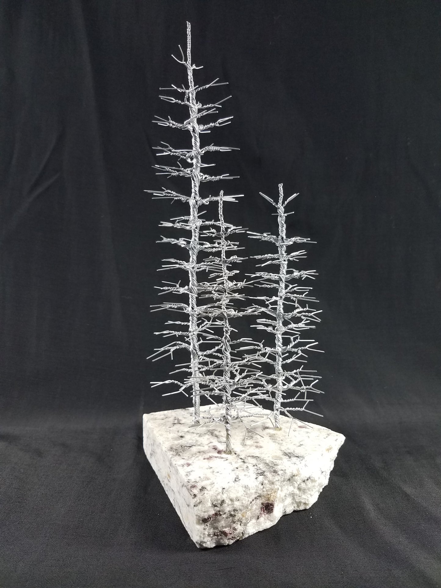 Silver Evergreen Forest