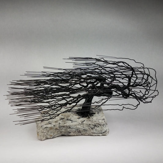 Windswept Wire Tree Sculpture-Large